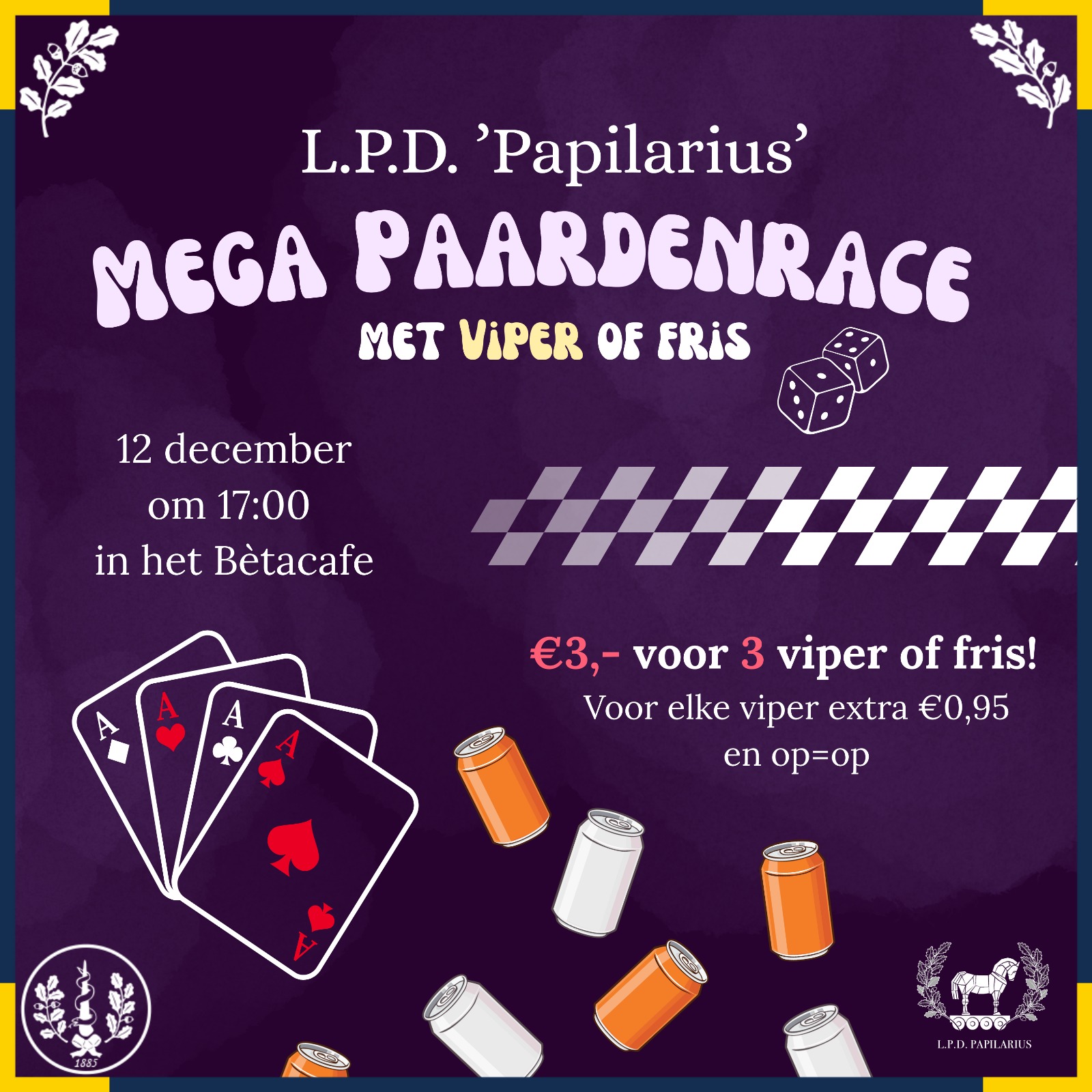 L.P.D. 'Papilarius' Mega Paardenrace